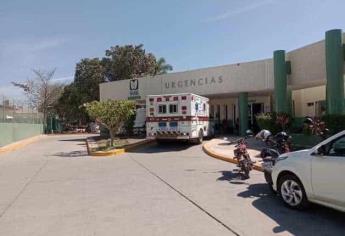 Choque de motocicletas deja tres estudiantes lesionadas en la comunidad de Barrón, en Mazatlán