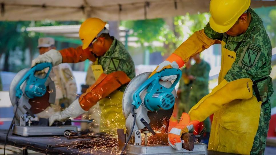 Destruyen más de 200 armas donadas y decomisadas en Culiacán