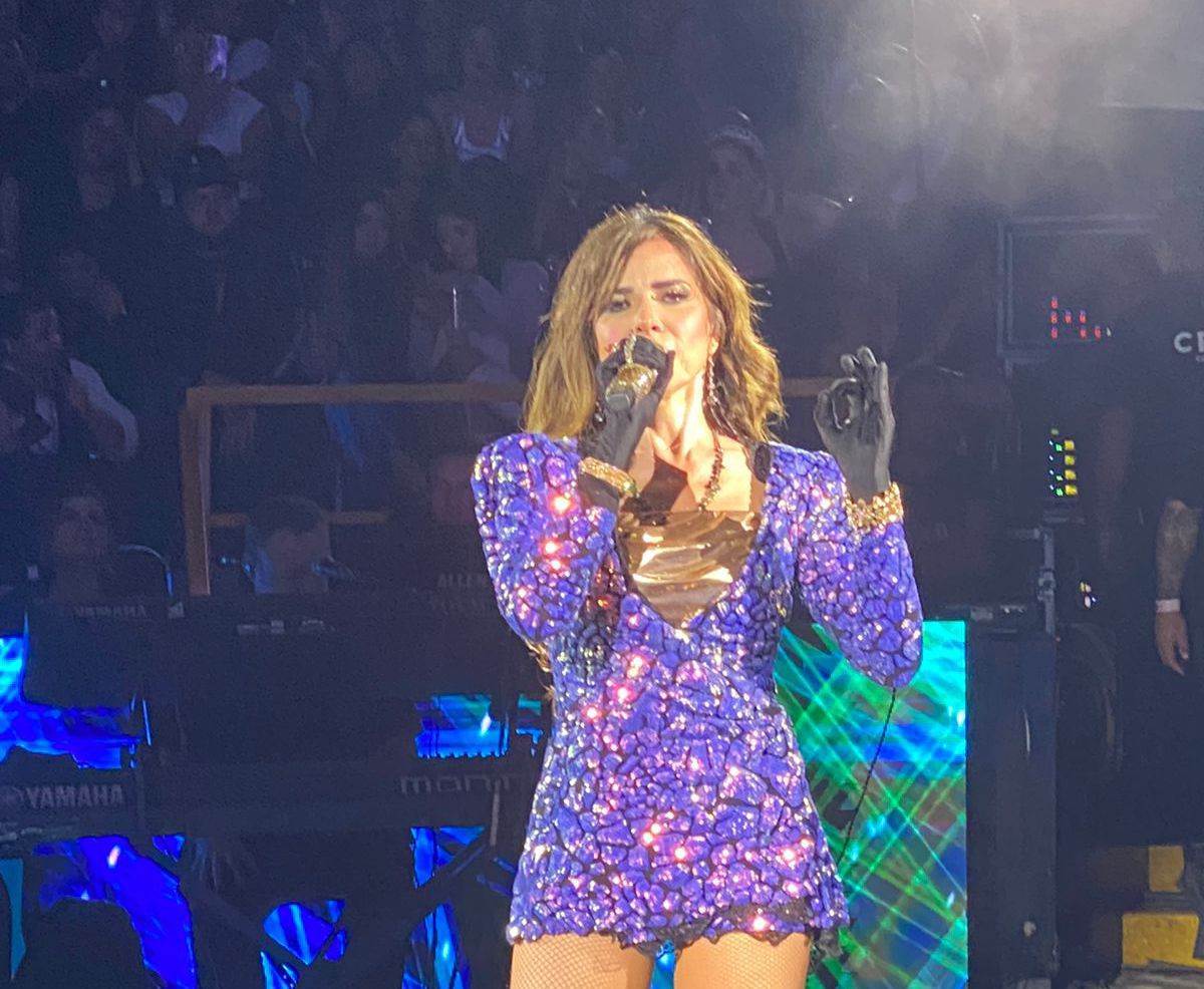 Gloria Trevi deleitó a miles de fans con sus canciones. FOTO: Luz Noticias