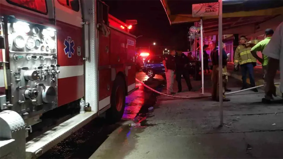 Se incendian locales a un costado del santuario en Los Mochis, se sospecha de personas adictas