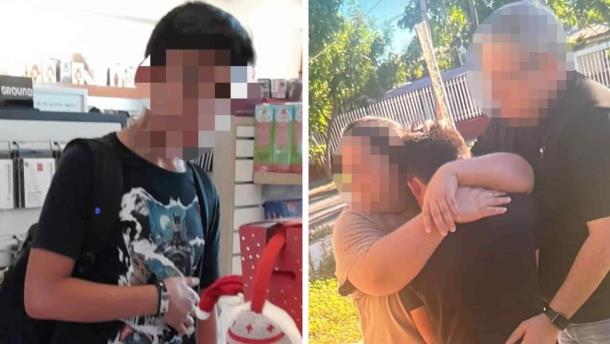 José Alejandro ya se encuentra a salvo con sus familiares
