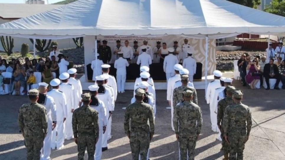 150 elementos navales ascienden al grado inmediato superior en Sinaloa