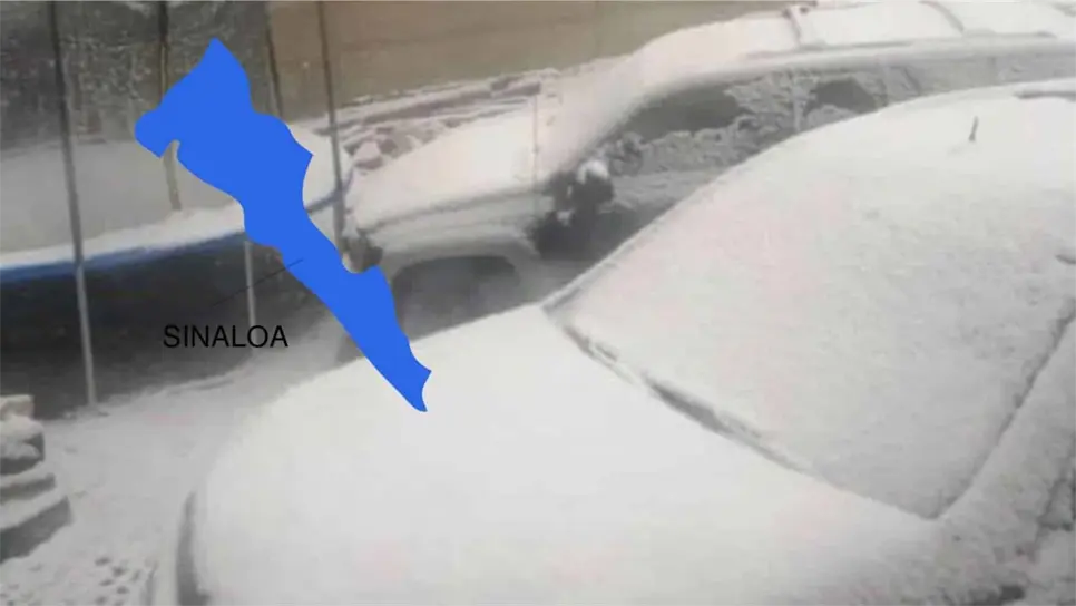 Nieve y lluvias pronostican para la sierra de Sinaloa por frente frío #11.