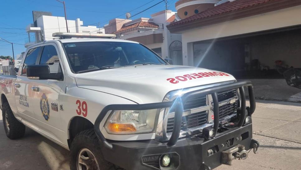 Otro incendio se registró en Culiacán y ahora fue en el sector de Montebello