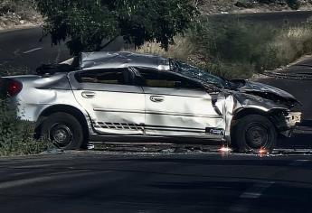En su descanso, elemento de la Guardia Nacional terminó accidentado en el sector sur de Culiacán