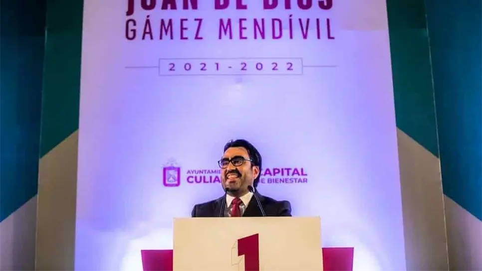 El primer informe de gobierno de Gámez Mendívil. FOTO: Cortesía