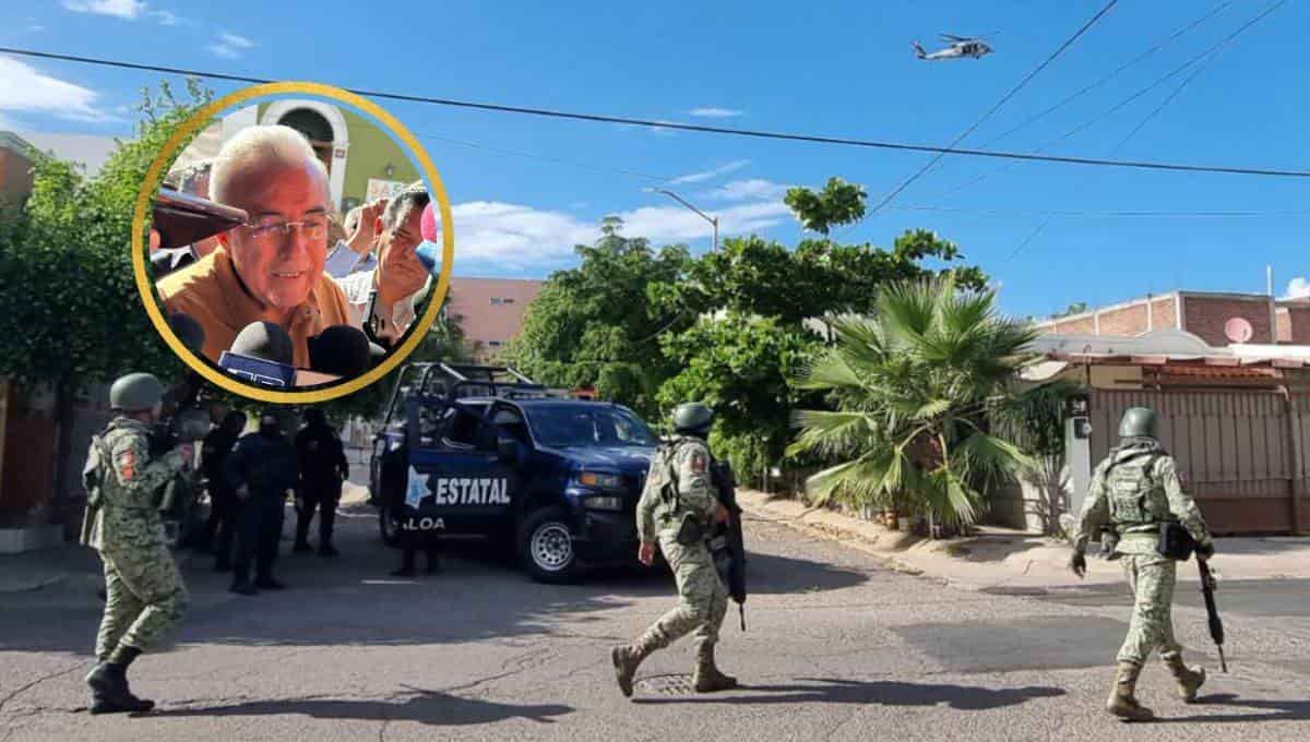 Rocha Moya reiteró la tranquilidad en los culiacanenses. FOTO: Luz Noticias