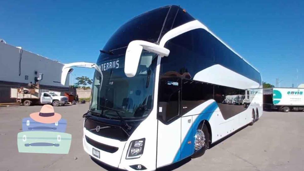 Interbus activa nueva ruta de Culiacán a Ensenada en este autobús dos pisos y de lujo | VIDEO