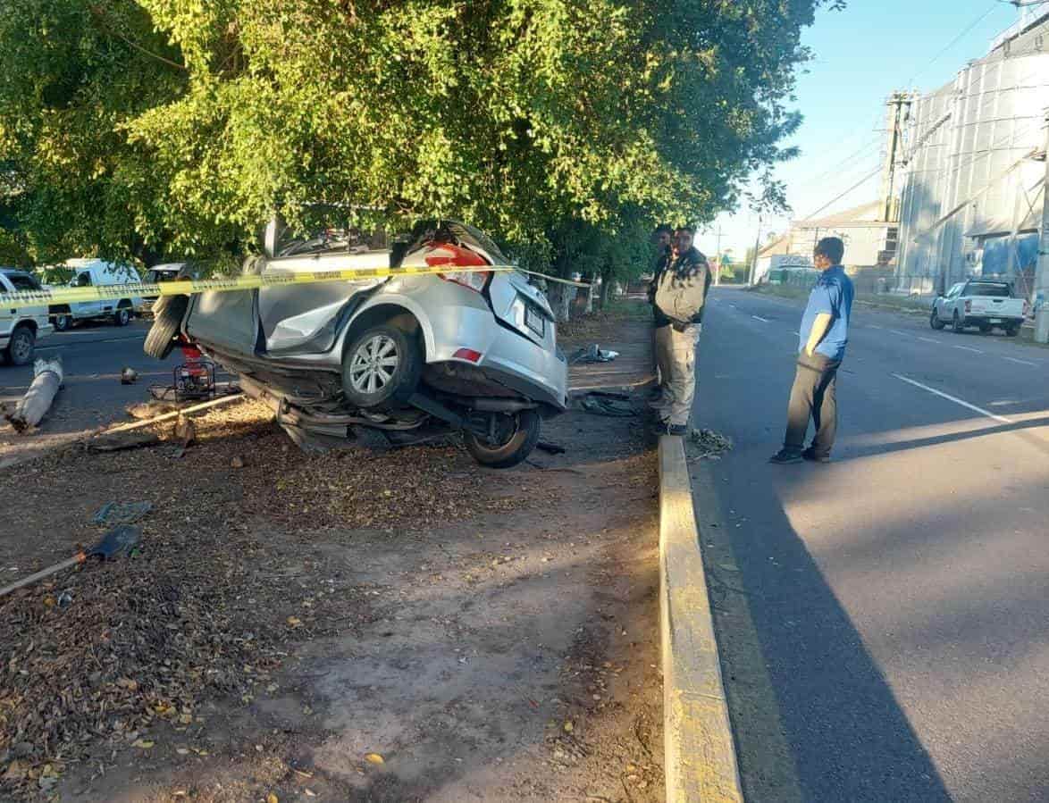 La mujer perdió la vida al instante.