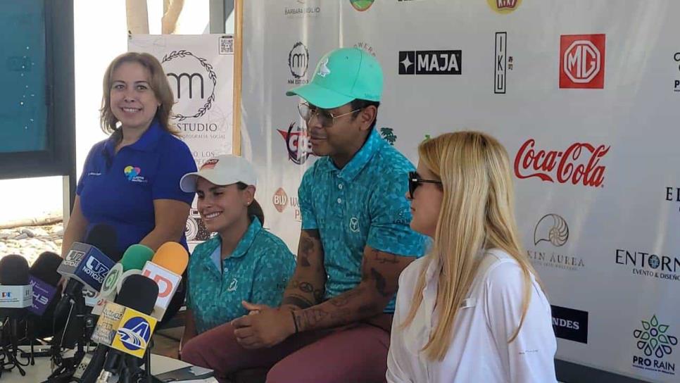 Kalimba de OV7 inaugura torneo de Golf Con Causa en el Country Club de Los Mochis