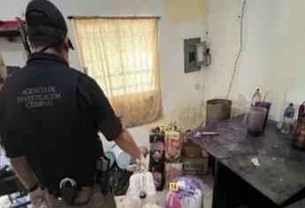 En cateo de las fuerzas federales aseguraron sustancias que contenía fentanilo en Culiacán 