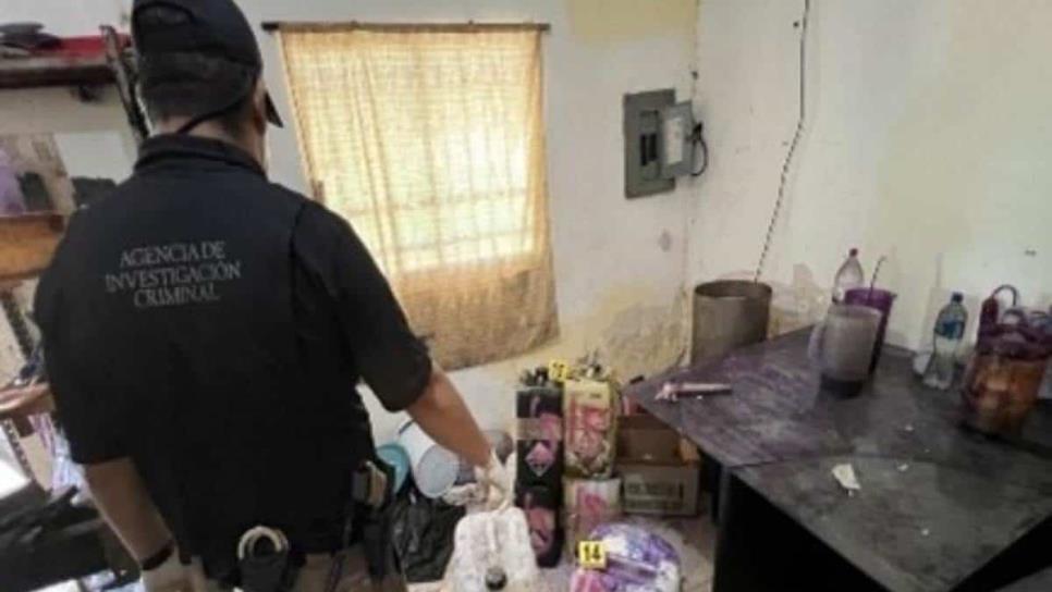 En cateo de las fuerzas federales aseguraron sustancias que contenía fentanilo en Culiacán 