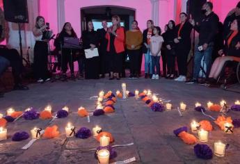 Encienden velas en Culiacán en memoria de mujeres sinaloenses asesinadas