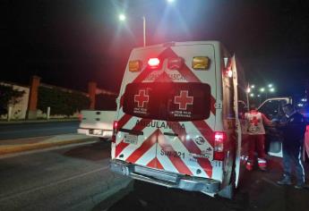 Un motociclista se accidenta por la avenida  Álvaro Obregón en la ciudad de Culiacán