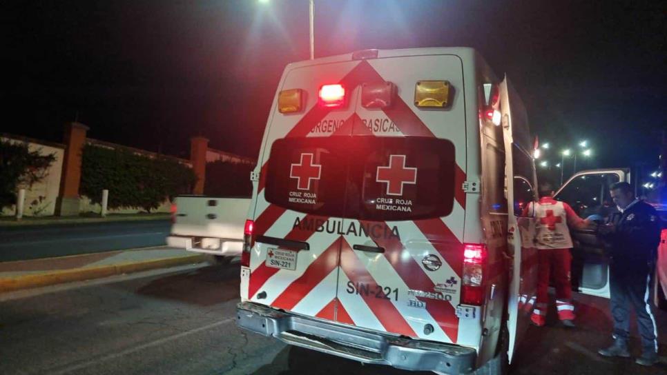 Un motociclista se accidenta por la avenida  Álvaro Obregón en la ciudad de Culiacán