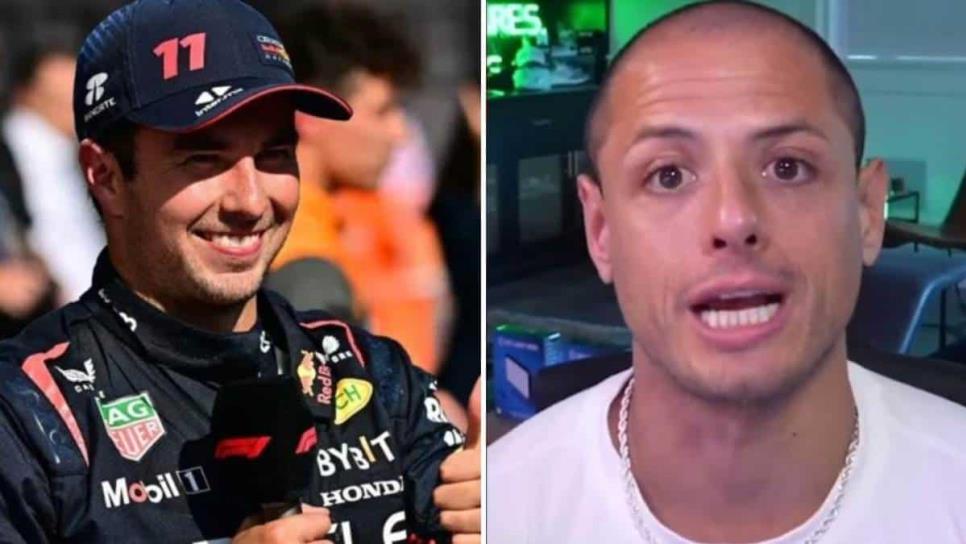 Responde Chicharito Hernandez a Checo Pérez; «Yo sería mejor piloto que tú jugador de fútbol»