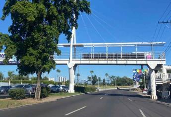 Estos son los puentes peatonales que no usan los ciudadanos en Culiacán 
