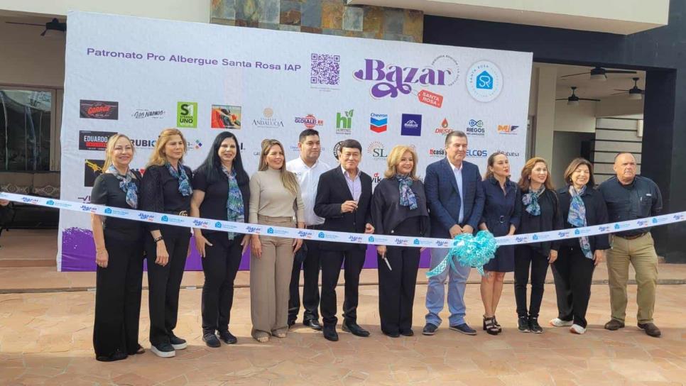 Inauguran la segunda edición del «Bazar Sants Rosa» en Los Mochis