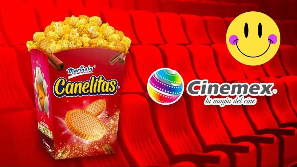 Cinemex lanza palomitas sabor a… Canelitas. | FOTO: Cortesía.