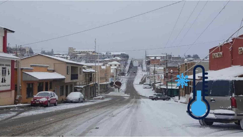 Sonora, Chihuahua y Durango se congelan, se esperan temperaturas de -10 grados