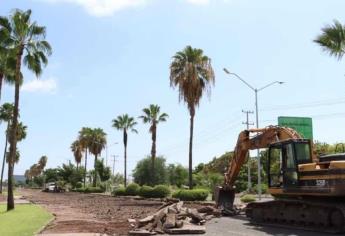 Abrirán un carril del bulevar Rosales en Los Mochis para evitar caos vial