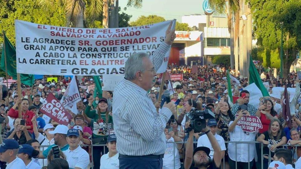 Toda una fiesta popular el marco del Segundo Informe de Rocha Moya