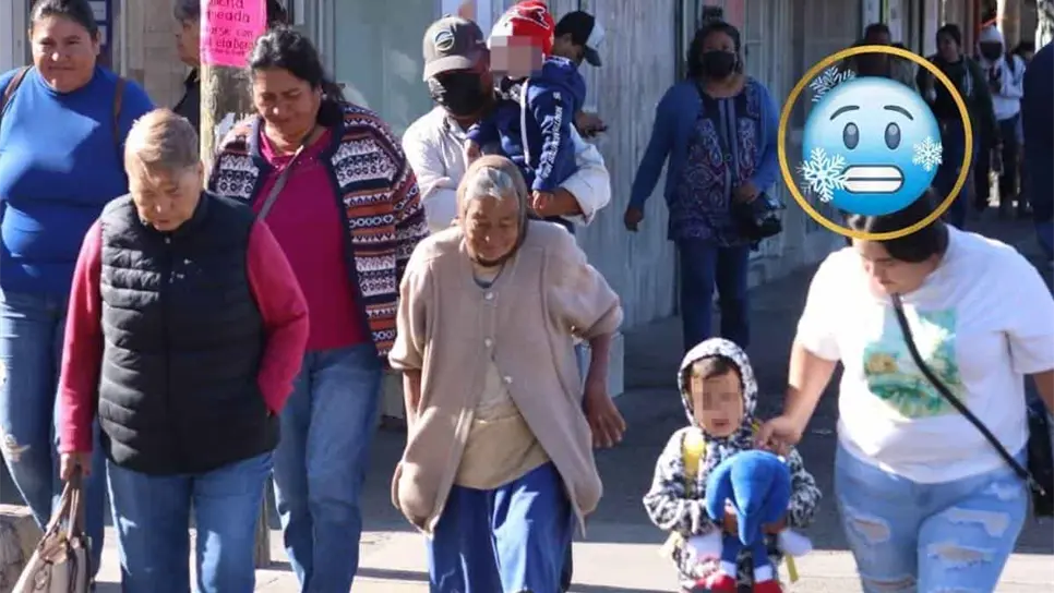 Los niños y adultos mayores tienen que salir bien abrigados.