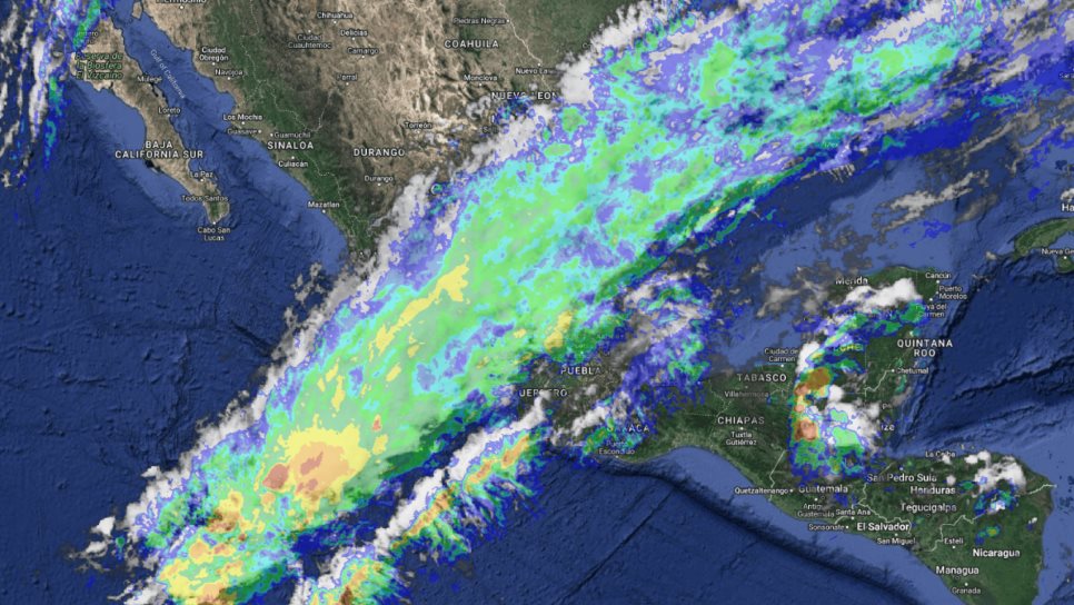 Sistema frontal propiciará lluvias en estos estados