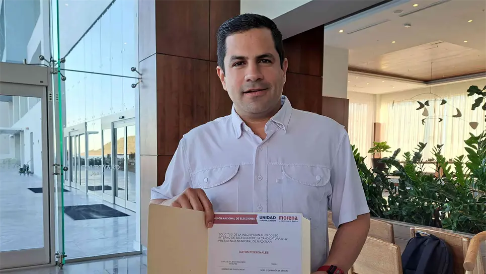 Carlos Escobar busca la alcaldía de Mazatlán. FOTO: Luz Noticias