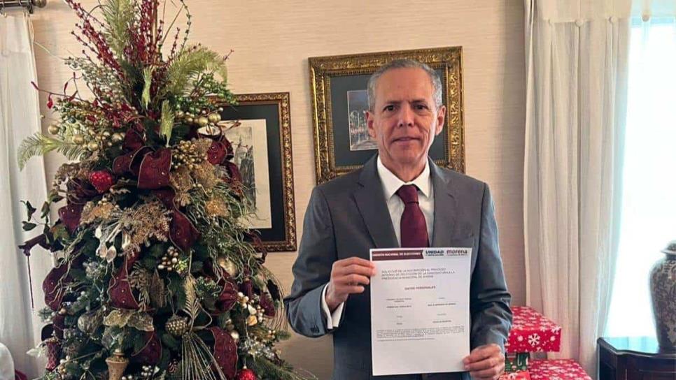 Gerardo Vargas Landeros se registra por la reelección en la alcaldía en Ahome