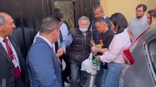 El exmandatario peruano recobró su libertad a la edad de 85 años.