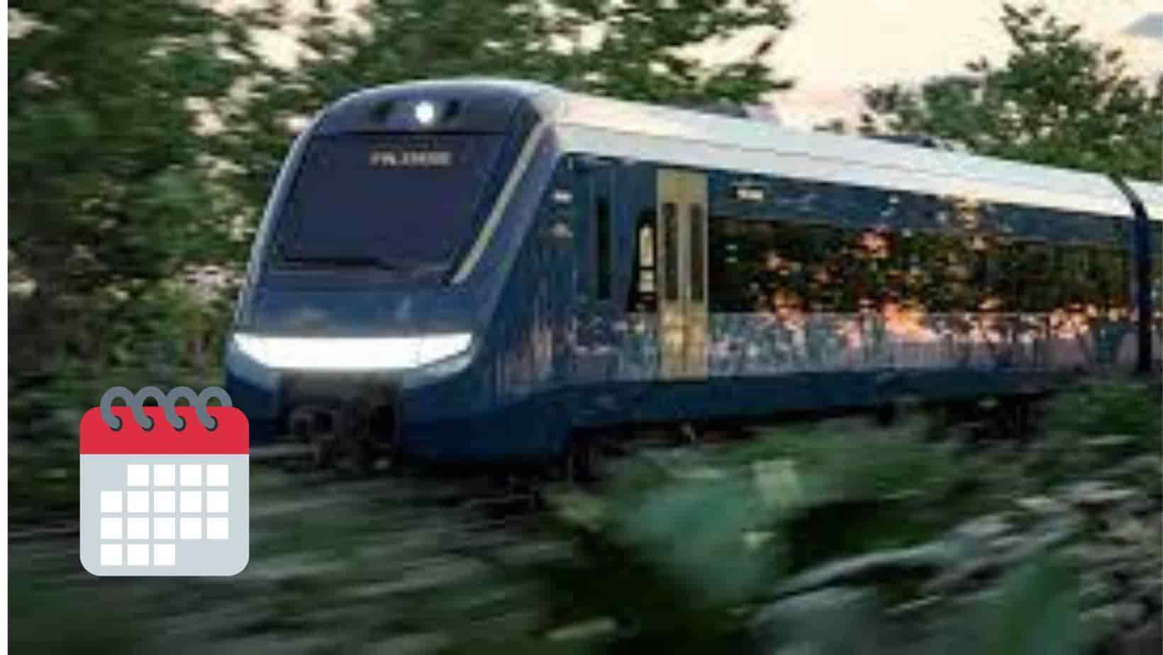 Conoce los horarios del Tren Maya. | FOTO: Cortesía.