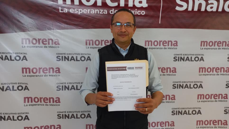 Julio Duarte se registra por una candidatura a Diputación Local con Morena