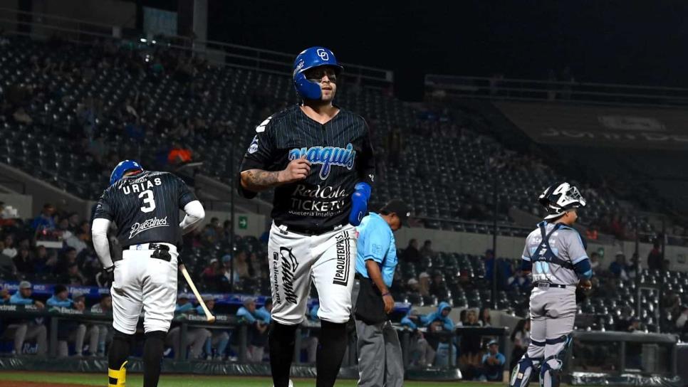 Yaquis vence a Algodoneros en extra innings 