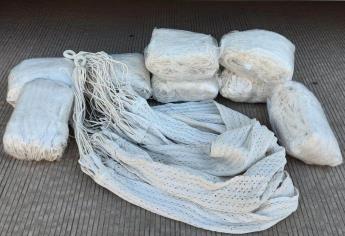 Decomisan hamacas impregnadas con metanfetamina en paquetería de Culiacán