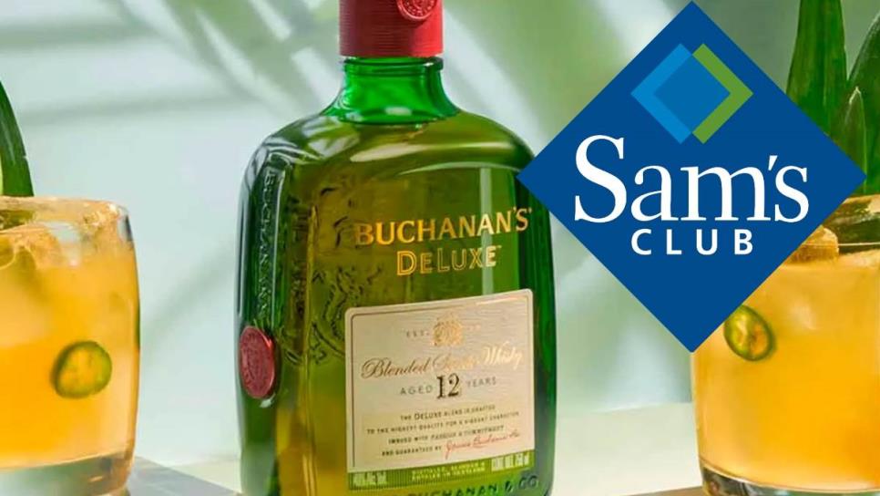 Sams Club rebaja el precio de este Buchanans Deluxe, ideal para las fiestas navideñas