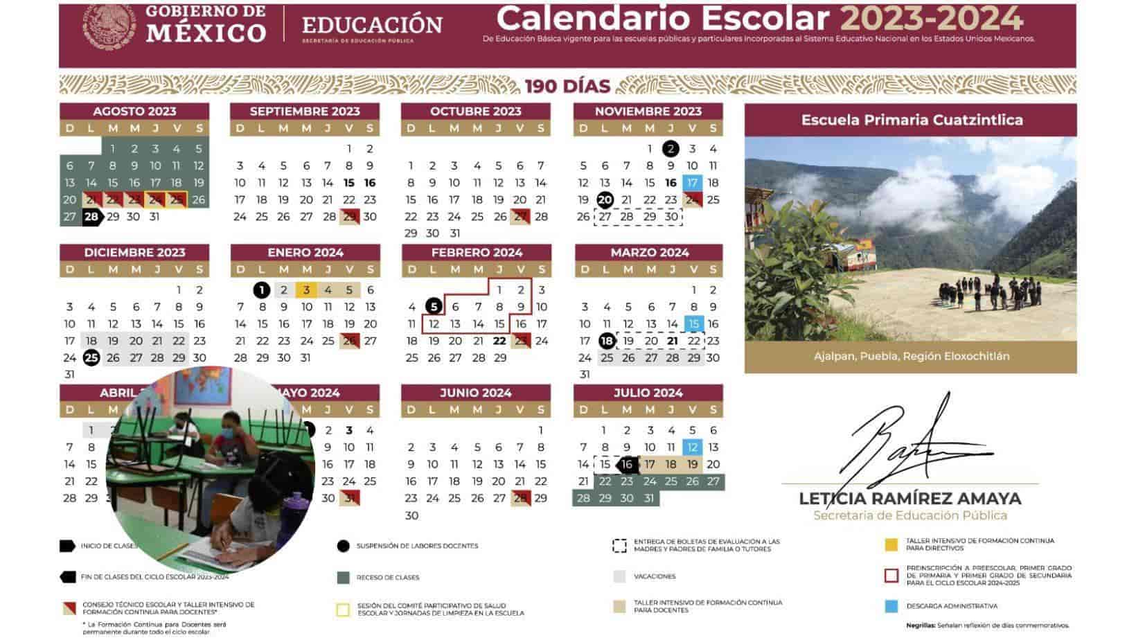 Conoce las fechas de puentes escolares. | FOTO: SEP.