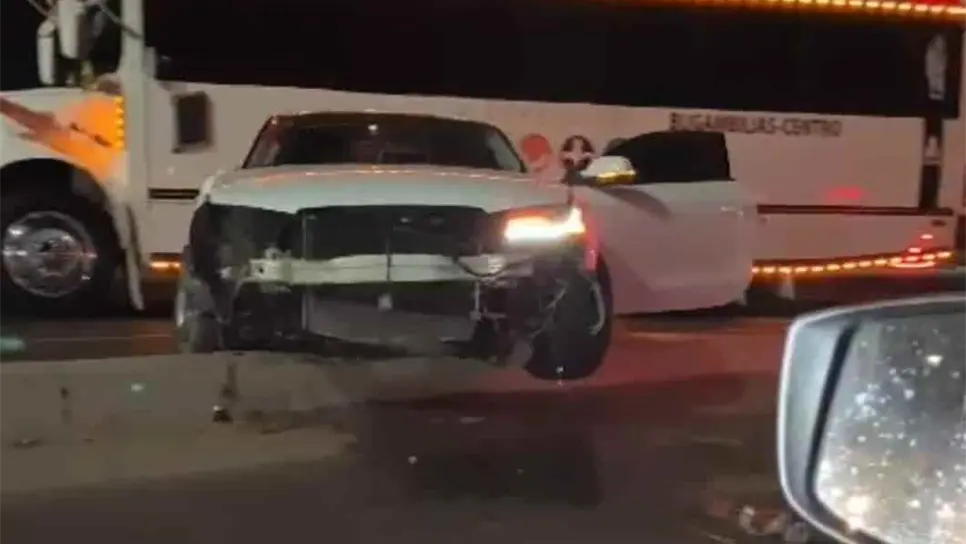 Ambos involucrados fueron trasladados al hospital. FOTO: Cortesía