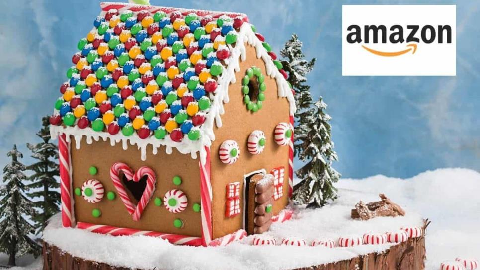 Amazon vende esta casita de galleta de jengibre en menos de $200 pesos ideal para navidad