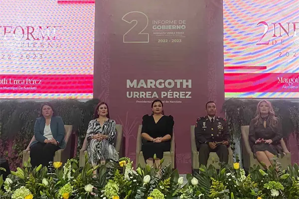 Margoth Urrea presenta su Segundo Informe de Gobierno en la Alcaldía de Navolato Margoth Urrea presenta su Segundo Informe de Gobierno en la Alcaldía de Navolato