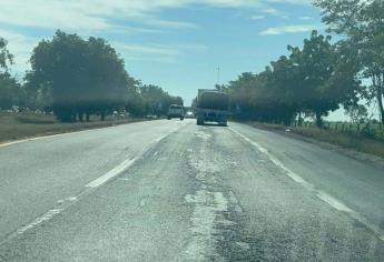 ¡Tome sus precauciones! Carretera Mazatlán-Culiacán no está en condiciones del 100 % para ser transitada