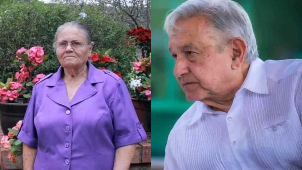 La mamá de El Chapo se acercó a AMLO en el Triángulo Dorado y le pidió ver a su hijo