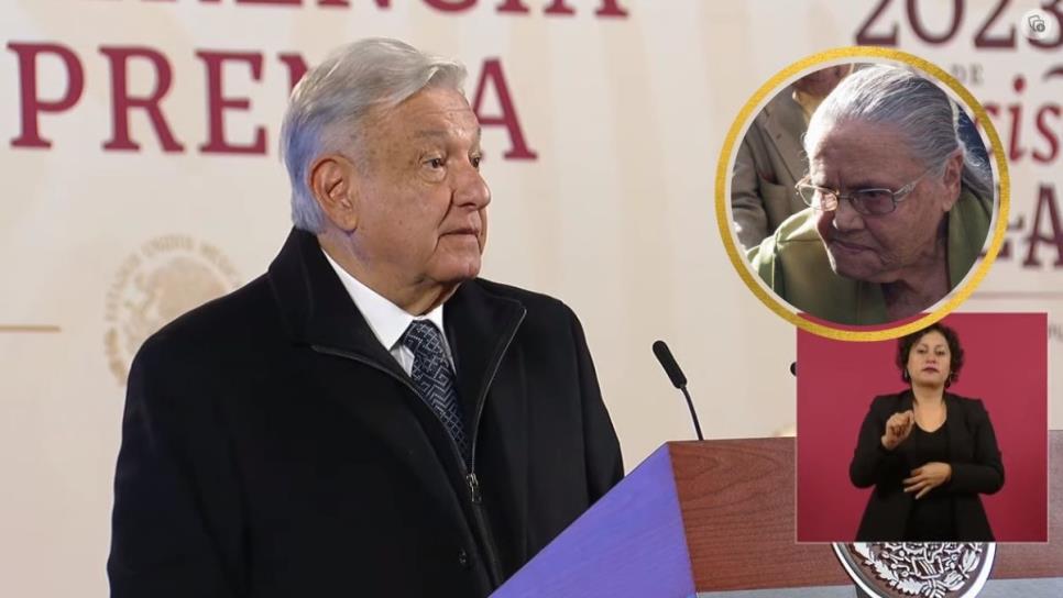 AMLO da el pésame tras la muerte de la mamá de «El Chapo» Guzmán