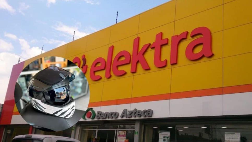 Elektra remata casco para motociclista resistente y con la más alta certificación de seguridad