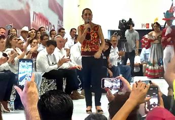 Claudia Sheinbaum estará en Navolato este jueves 14 de diciembre