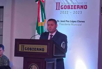 José Paz López Elenes presenta su Segundo Informe de Labores al frente de Badiraguato
