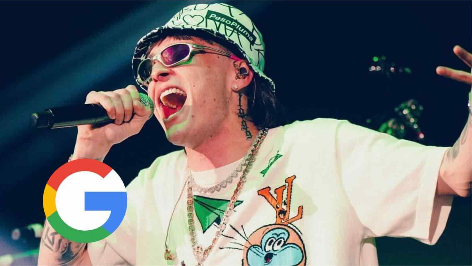 Peso Pluma de los artistas más buscados en Google. | FOTO: Cortesía.