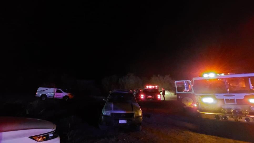 Un joven muerto y otro herido deja un accidente en motocicleta en Flor Azul, Ahome