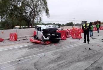 Fatal carambola en la carretera México-Querétaro deja saldo de un muerto y dos lesionados