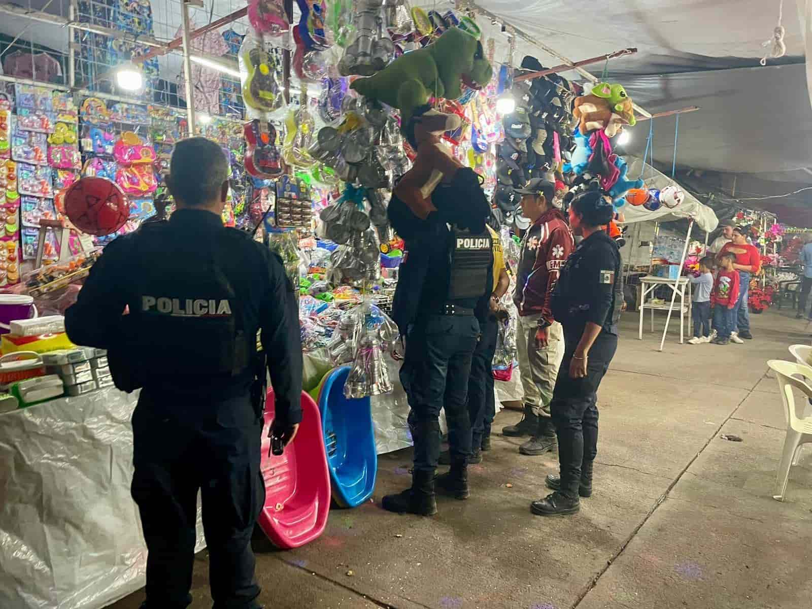 Decomisan 15 kilos de pirotecnia en puesto semifijo en Escuinapa 